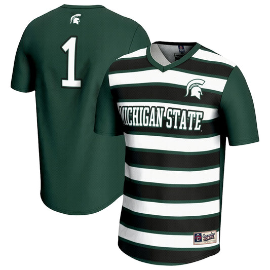 Michigan State Spartans 1939 Lightweight Gameday Greats Green Soccer Jersey product image