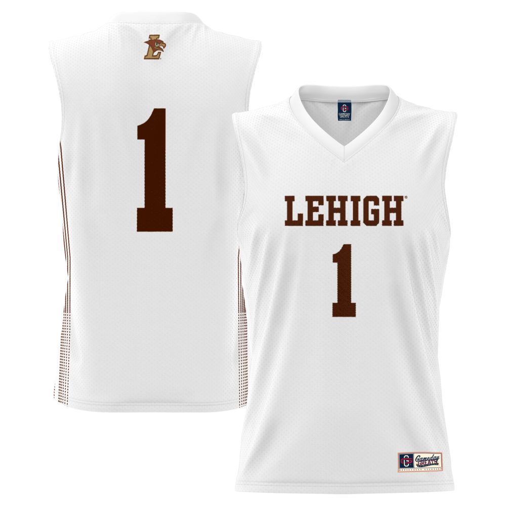 Lehigh Mountain Hawks 1917 Lightweight Gameday Greats White Basketball Jersey product image