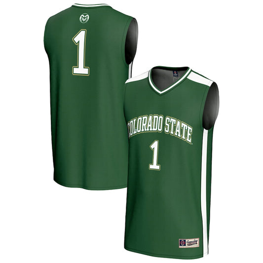Colorado State Rams 1993 Lightweight Gameday Greats Green Basketball Jersey product image