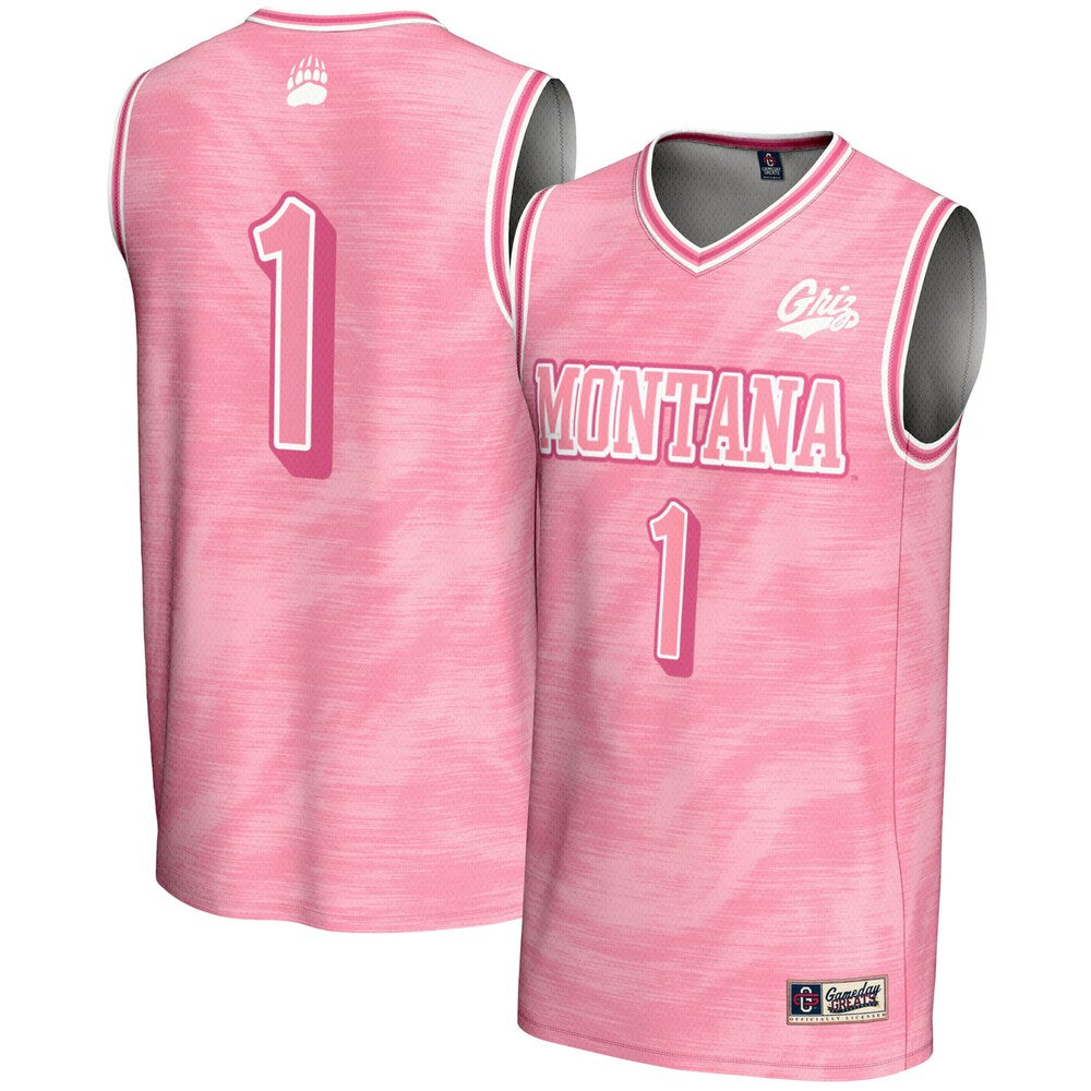 Montana Grizzlies 1928 Lightweight Gameday Greats Pink Basketball Jersey product image