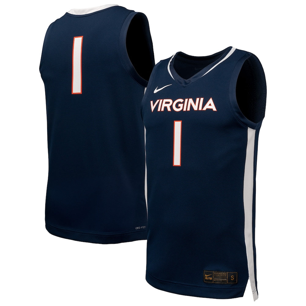 Virginia Cavaliers 1962 Replica Navy Basketball Jersey product image