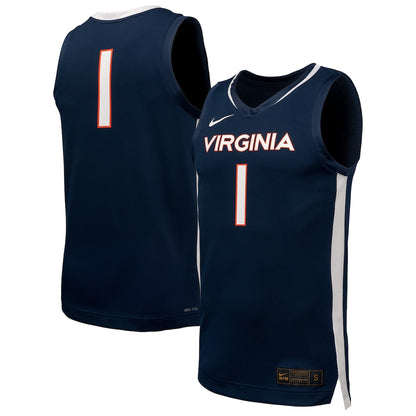 Virginia Cavaliers 1962 Replica Navy Basketball Jersey product image