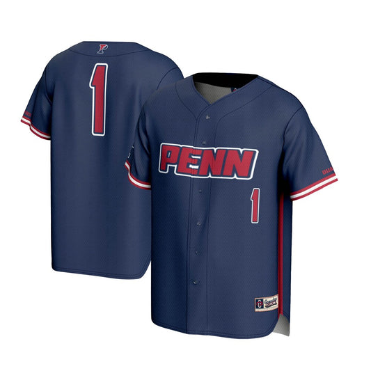 Pennsylvania Quakers 1910 Lightweight Gameday Greats Navy Baseball Jersey product image