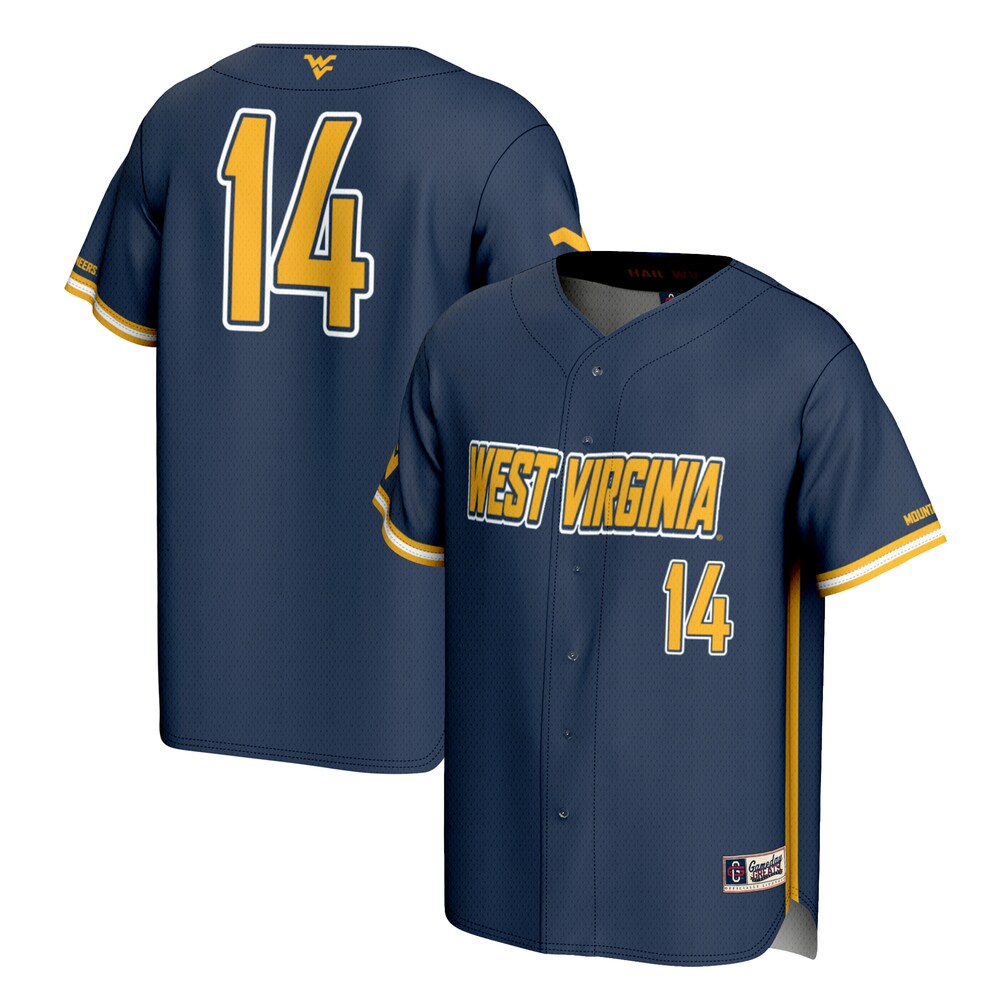 West Virginia Mountaineers 1915 Lightweight Gameday Greats Navy Baseball Jersey product image