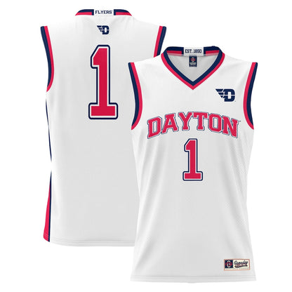 Dayton Flyers 1986 Lightweight Gameday Greats White Basketball Jersey product image