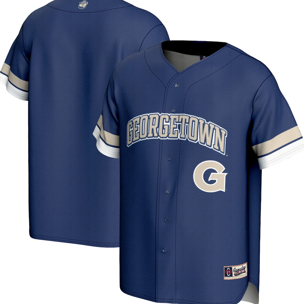Georgetown Hoyas 1973 Gameday Greats Navy Baseball Jersey product image