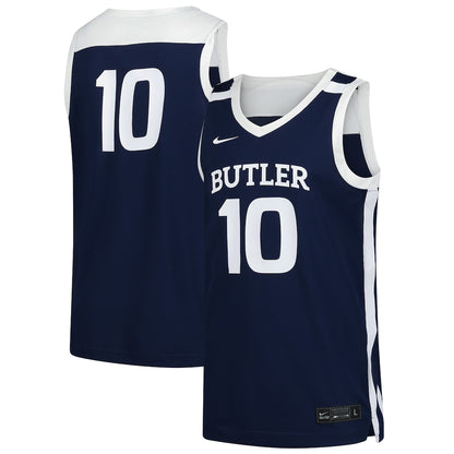 Butler Bulldogs #10 1905 Replica Navy Basketball Jersey product image