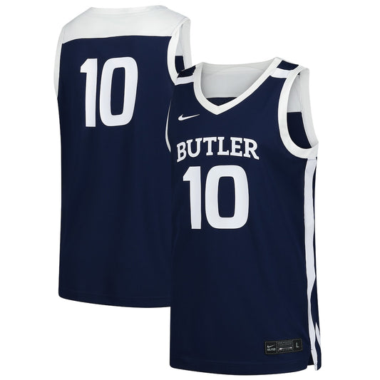 Butler Bulldogs #10 1905 Replica Navy Basketball Jersey product image
