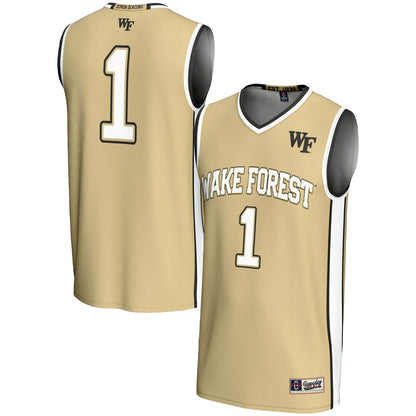 Wake Forest Demon Deacons 1996 Lightweight Gameday Greats Gold Basketball Jersey product image