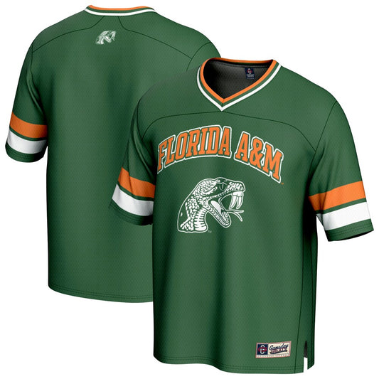 Florida A&m Rattlers Gameday Greats Green Football Jersey product image