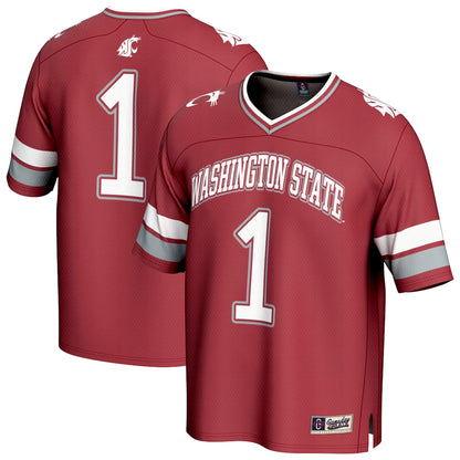 Washington State Cougars Lightweight Gameday Greats Crimson Football Jersey product image