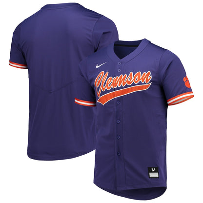 Clemson Tigers Replica Purple Baseball Jersey product image