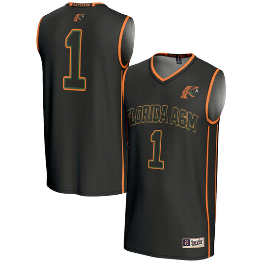 Florida A&m Rattlers Lightweight Gameday Greats Black Basketball Jersey product image