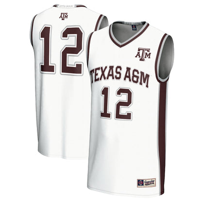 Texas A&m Aggies 1958 Lightweight Gameday Greats White Basketball Jersey product image