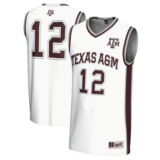 Texas A&m Aggies 1958 Lightweight Gameday Greats White Basketball Jersey product image