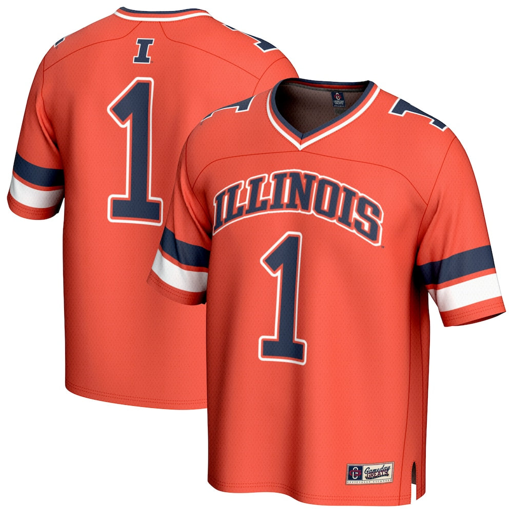 Illinois Fighting Illini Gameday Greats Orange Football Jersey product image