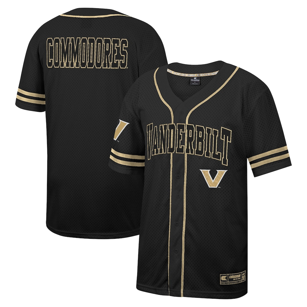Vanderbilt Commodores Black Baseball Jersey product image