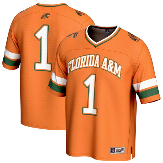 Florida A&m Rattlers Gameday Greats Orange Football Jersey product image