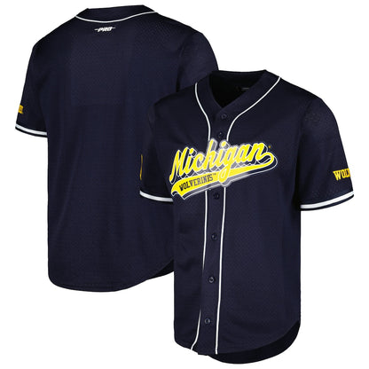 Michigan Wolverines Replica Navy Baseball Jersey product image