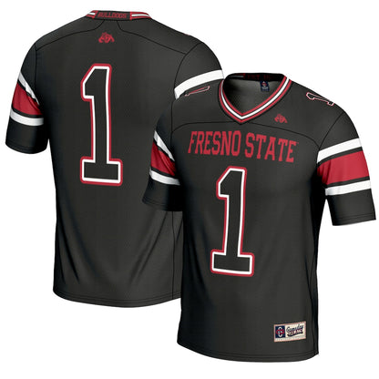 Fresno State Bulldogs Gameday Greats Black Football Jersey product image