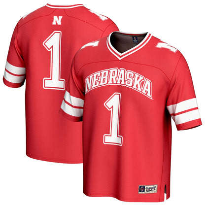 Nebraska Huskers Lightweight Gameday Greats Scarlet Football Jersey product image