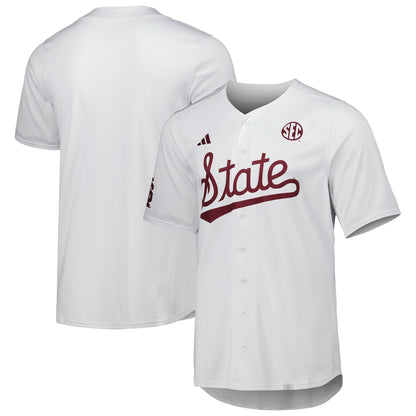 Mississippi State Bulldogs White Baseball Jersey product image
