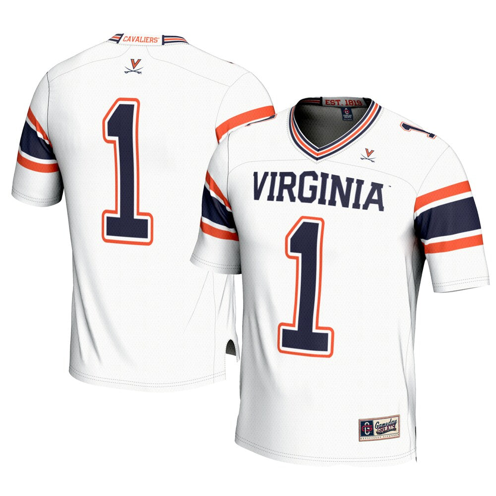 Virginia Cavaliers Gameday Greats White Football Jersey product image