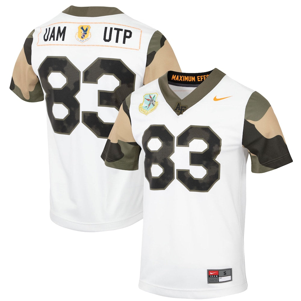 Air Force Falcons #83 Replica Game White Football Jersey product image
