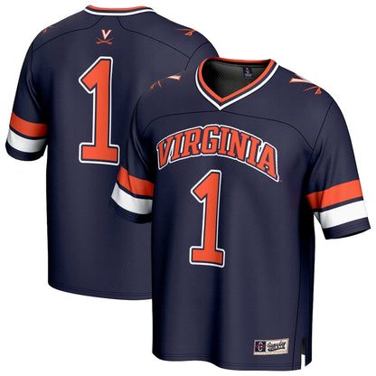 Virginia Cavaliers Lightweight Gameday Greats Navy Football Jersey product image