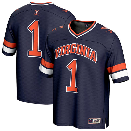 Virginia Cavaliers Lightweight Gameday Greats Navy Football Jersey product image