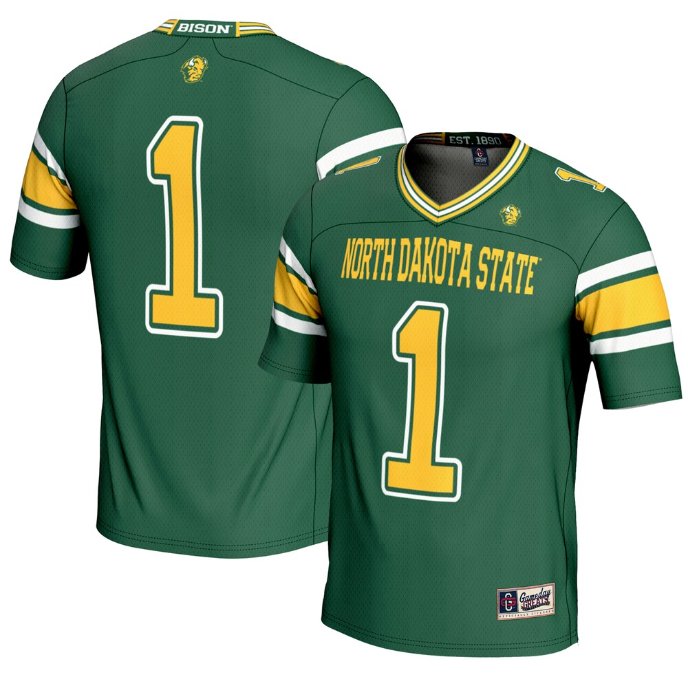 Ndsu Bison Gameday Greats Green Football Jersey product image