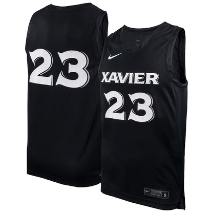 Xavier Musketeers #23 Replica Black Basketball Jersey product image
