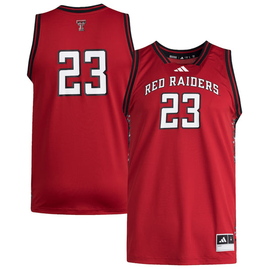 Texas Tech Red Raiders #23 Swingman Replica Red Football Jersey product image