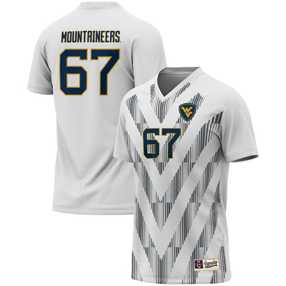 West Virginia Mountaineers Lightweight Gameday Greats White Soccer Jersey product image