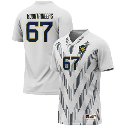 West Virginia Mountaineers Lightweight Gameday Greats White Soccer Jersey product image