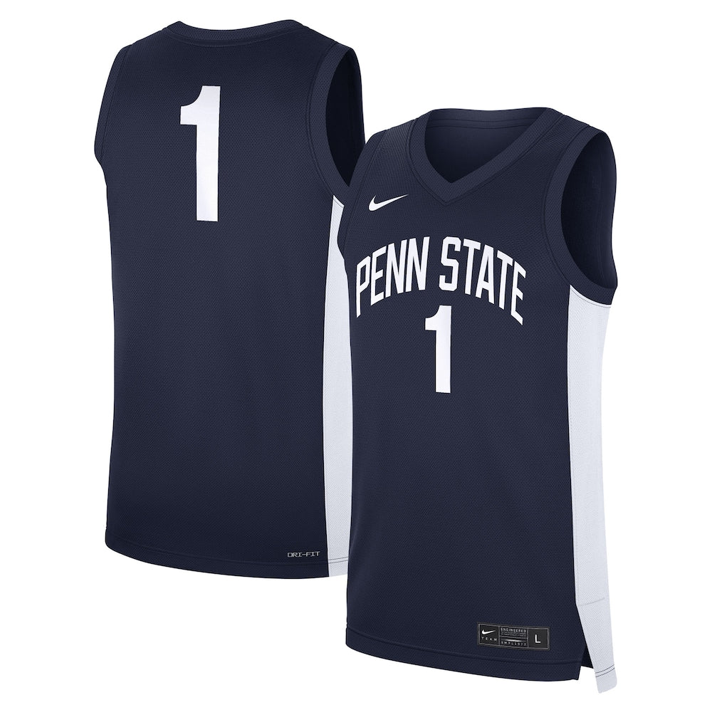 Penn State Nittany Lions #1 Replica Navy Football Jersey product image