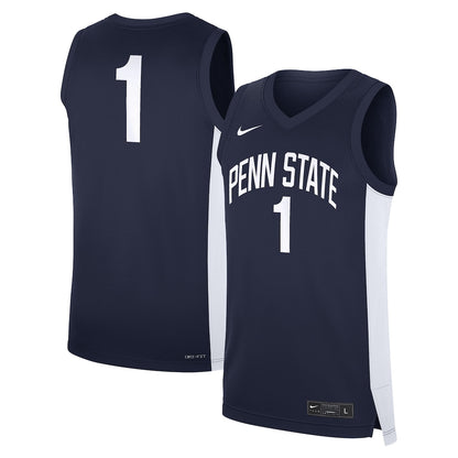 Penn State Nittany Lions #1 Replica Navy Football Jersey product image