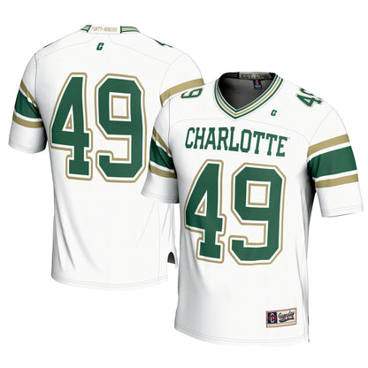 Charlotte 49ers Gameday Greats White Football Jersey product image