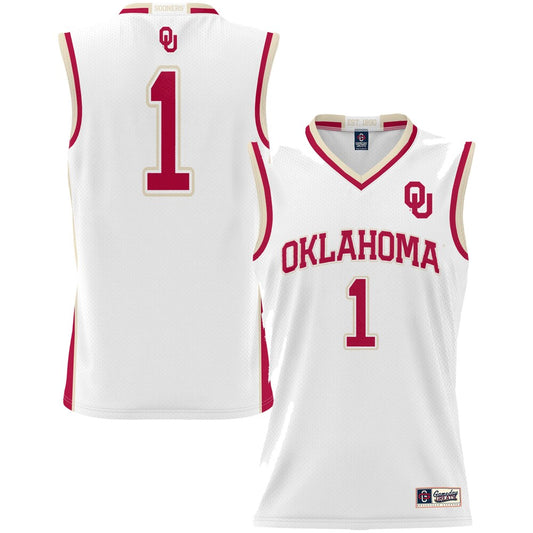 Oklahoma Sooners Lightweight Gameday Greats White Basketball Jersey product image