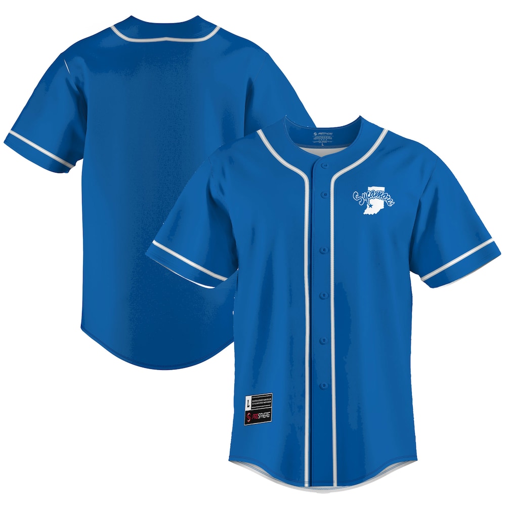 Indiana State Sycamores Lightweight Gameday Greats Royal Baseball Jersey product image