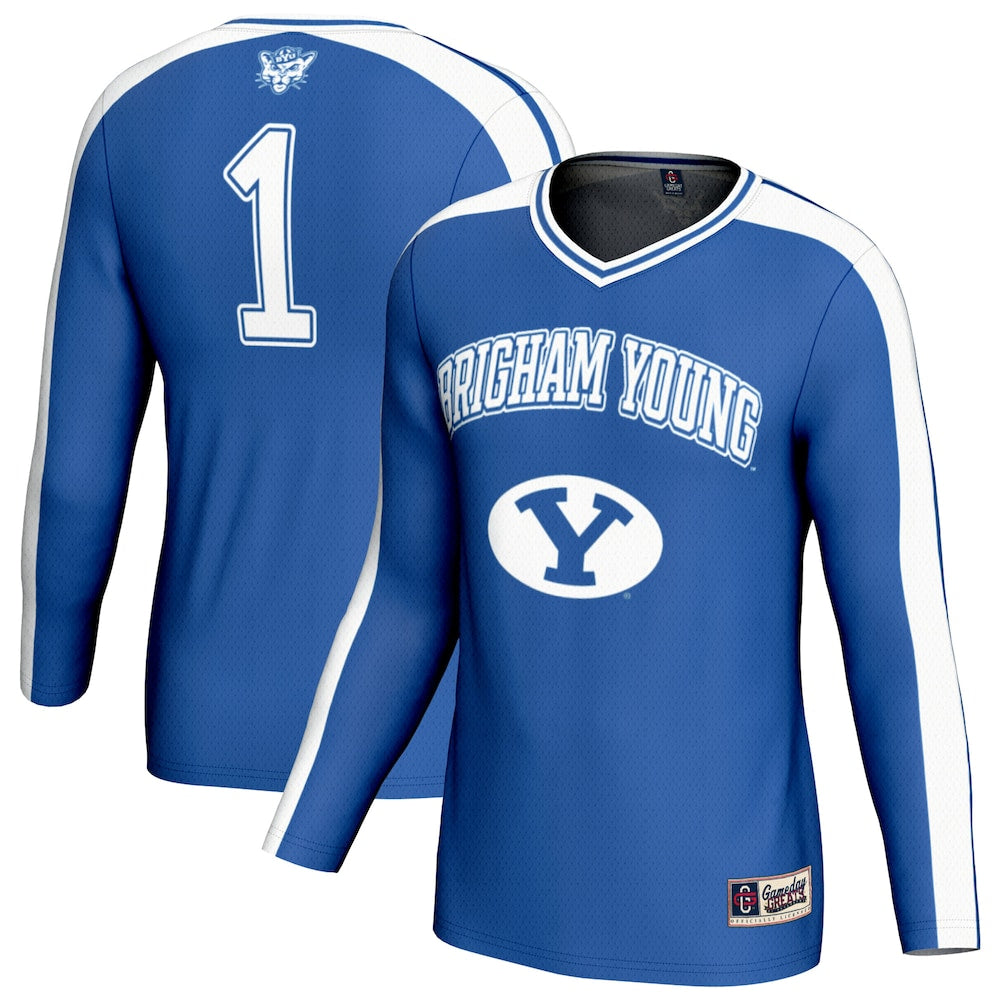 BYU Cougars Lightweight Gameday Greats Royal Football Jersey product image