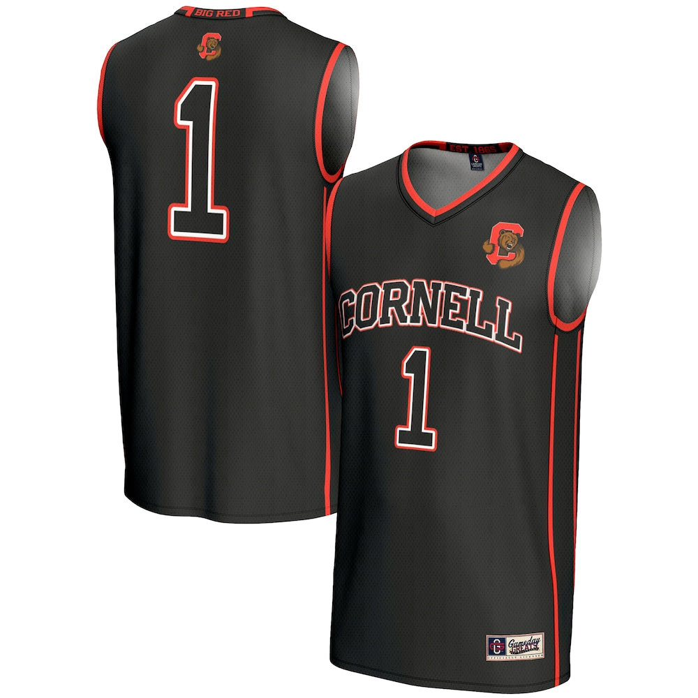 Cornell Big Red Lightweight Gameday Greats Black Basketball Jersey product image