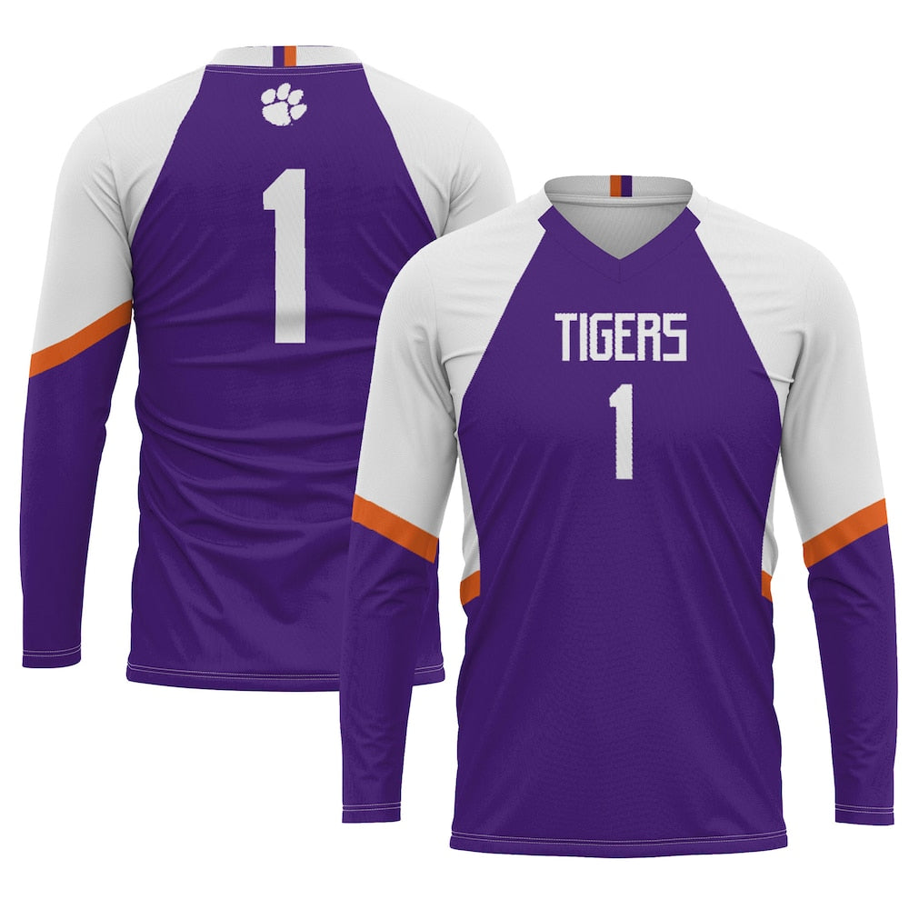 Clemson Tigers Lightweight Gameday Greats Purple Football Jersey product image