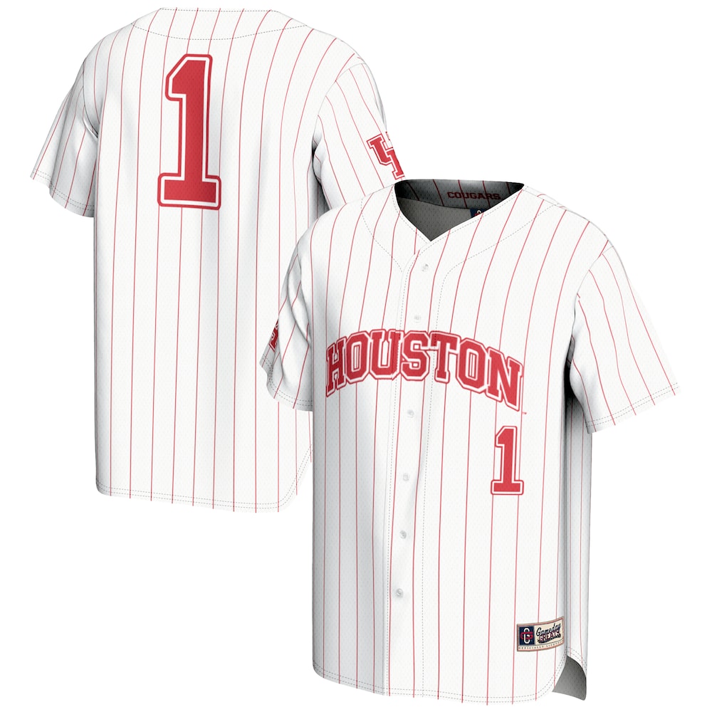 Houston Cougars Lightweight Gameday Greats White Baseball Jersey product image