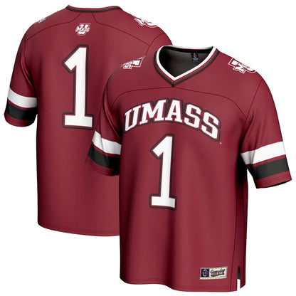 Umass Minutemen Lightweight Gameday Greats Maroon Football Jersey product image