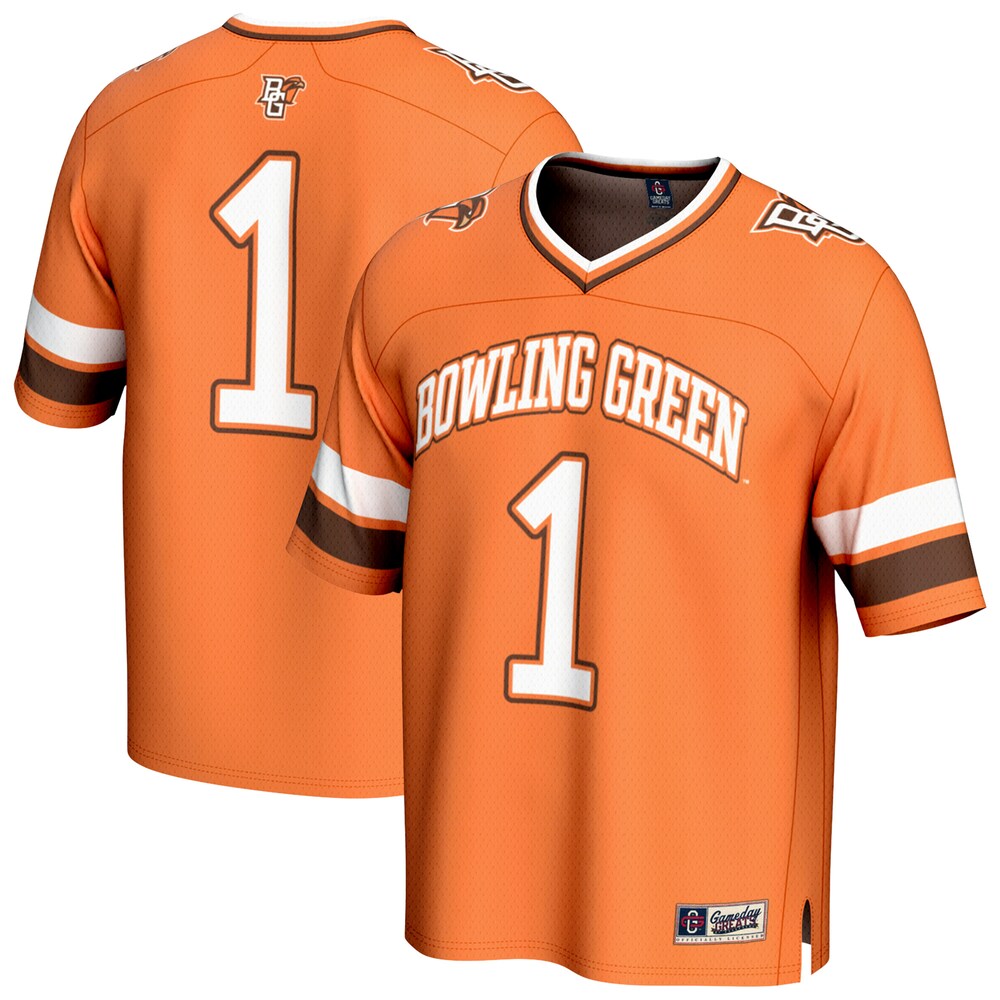 Bowling Green St. Falcons 1900 Lightweight Gameday Greats Orange Football Jersey product image