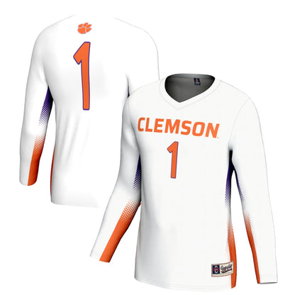 Clemson Tigers Lightweight Gameday Greats White Football Jersey product image