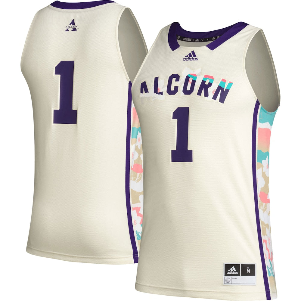 Alcorn State Braves #1 Black Basketball Jersey product image