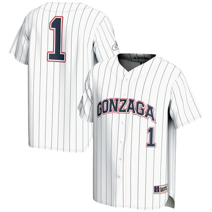Gonzaga Bulldogs Lightweight Gameday Greats White Baseball Jersey product image