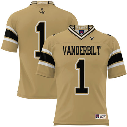 Vanderbilt Commodores Gameday Greats Gold Football Jersey product image